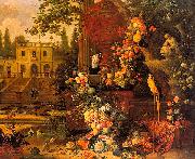 Pieter Gysels Garden oil on canvas